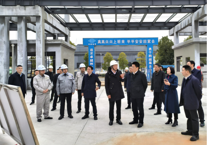 肖湘暉到建筑工程公司科倫、湘盛福諾項目調(diào)研